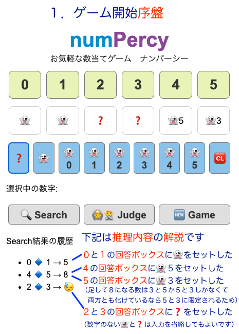 ナンパーシーの実演解説画像の分割１です。
