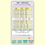 【西暦和暦早見表（スライダー方式）】無料ではこれが一番便利です。令和、平成、昭和と西暦の変換が見やすい！！