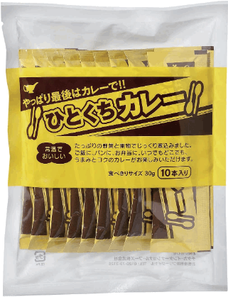 ちゅーるに似た食品 宮島醤油のひとくちカレーです。